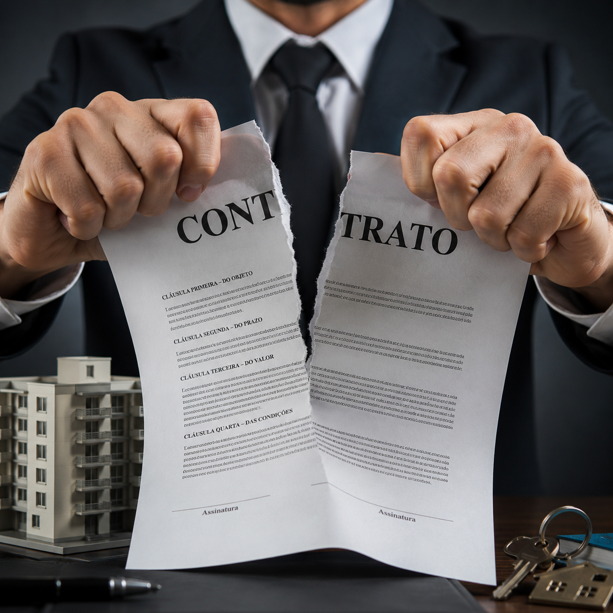 Distrato imobiliário: quanto você tem direito a receber de volta se desistir da compra de um imóvel na planta